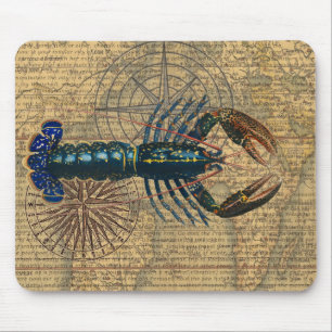 Lobster Shellfish Seafood Maine Classic Ocean Mouse Pad