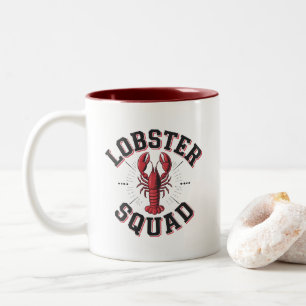 Lobster Squad Two-Tone Coffee Mug