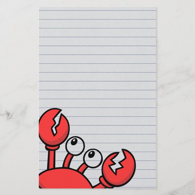 Lobster Stationery (Front)