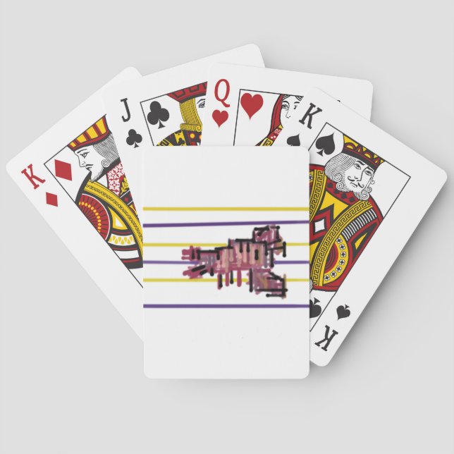 Lobster summer joy playing cards (Back)