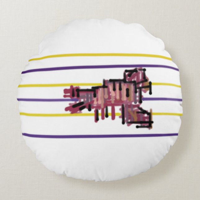 Lobster summer joy round cushion (Front)