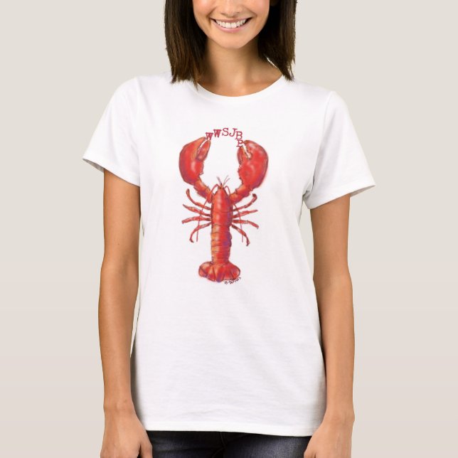 Lobster T-Shirt for Women Who Support JBP (Front)