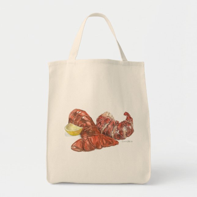 Lobster Tail Tote Bag (Front)