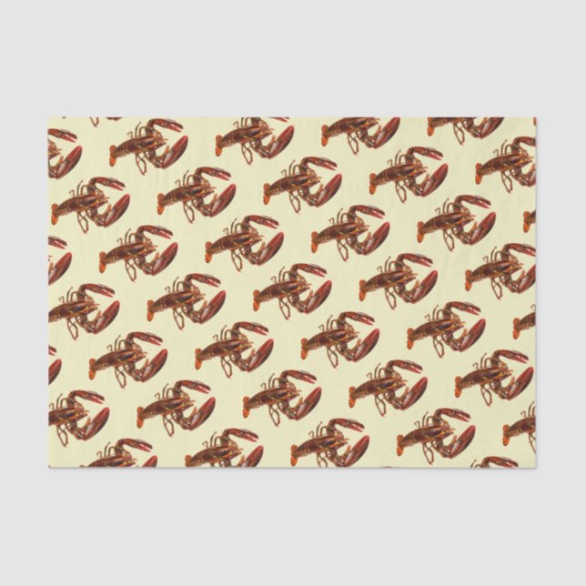 Lobster Tissue Paper (Front)