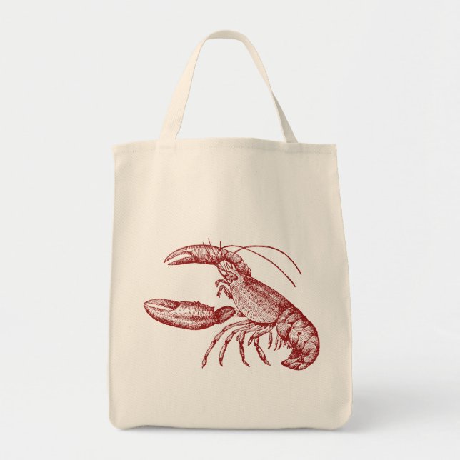 Lobster Tote Bag (Front)