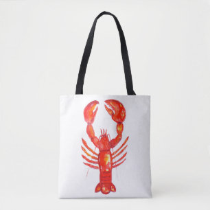 Lobster Tote Bag, Girls Weekend Tote, Fishing Bag