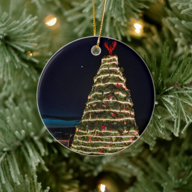 Lobster Trap Christmas Tree Ornament (Tree)