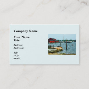 Lobster Trap Mystic CT Business Card