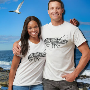lobster vintage graphics T-Shirt