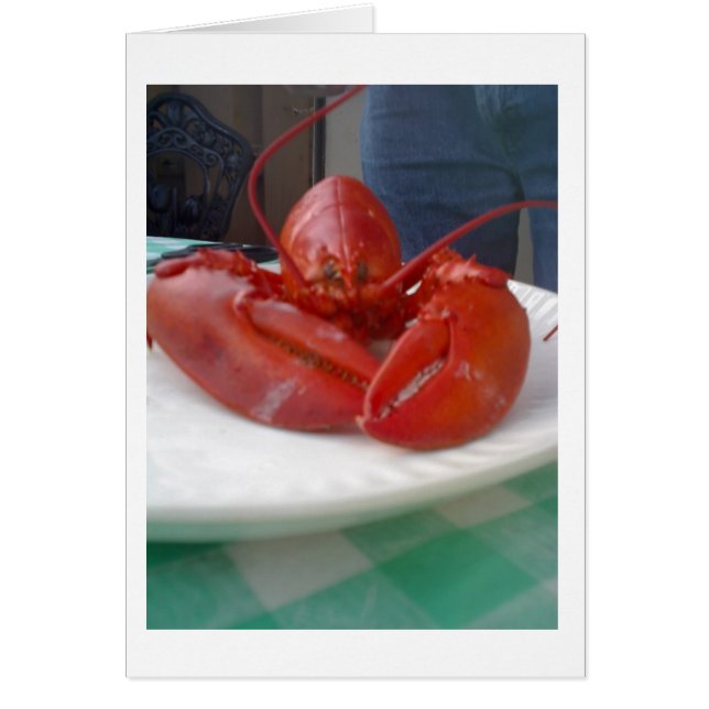 **LOBSTER** WALKS INTO A RESTURANT (Front)