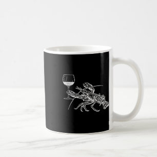 Lobster Wine Drinking Shirt Funny Beach Cruise Vac Coffee Mug