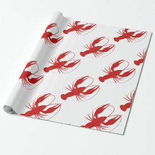 lobster wrapping paper