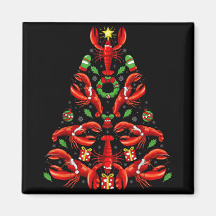 Lobster Xmas Decoration Santa Hat Lobster Christma Magnet