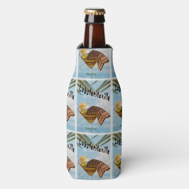 Lobsteritaville Bottle and Can Cooler (Bottle Front)