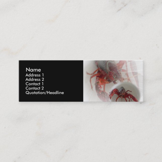 Lobsters Business Card (Front)