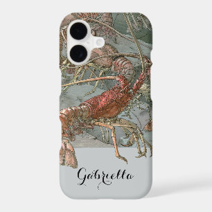 Lobsters in the Ocean, Vintage Art Nouveau