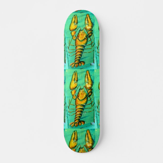 lobsters on green skateboard (Front)