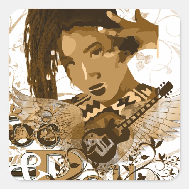 Loc and Roll Square Sticker (Front)