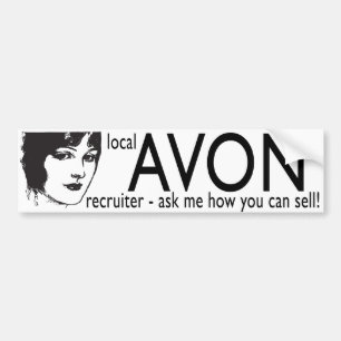 Local Avon Recruiter Bumper Sticker