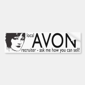 Local Avon Recruiter Bumper Sticker
