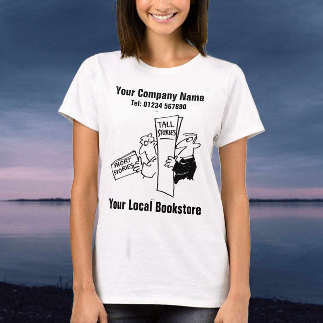Local Bookstore, Book Sellers or Book Shop Design. T-Shirt (Creator Uploaded)