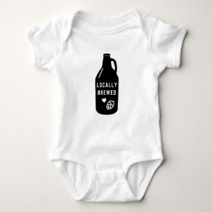 Local Brew Baby Bodysuit Beer Lover Brew Baby