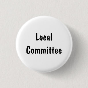 Local Committee 3 Cm Round Badge