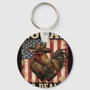 Local Egg Dealer Roster Easter Funny Chicken Farme Key Ring