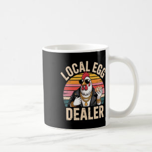 Local Egg Dealer Roster Farmer Funny Chicken Easte Coffee Mug