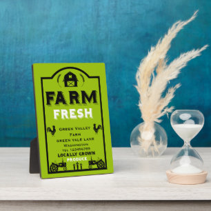 Local Farm Produce Marketing Plaque