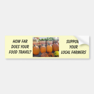 Local Farmers Bumper Sticker