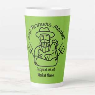 Local farmers Market Latte Mug