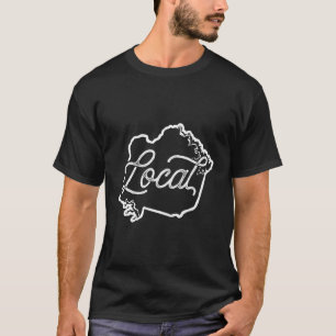 Local Franklin County Virginia Typography Graphic T-Shirt