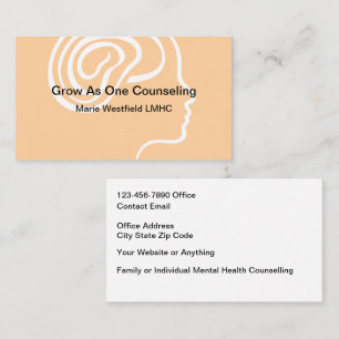 Local Mental Health Counseling Business Card