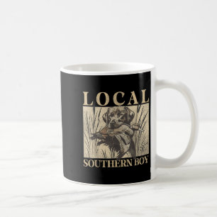 Local Southern Boy Duck Hunting Black Lab Outdoor  Coffee Mug