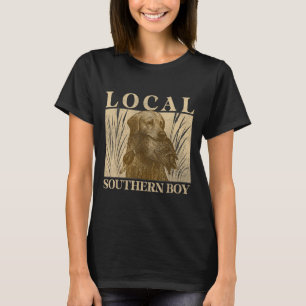 Local Southern Boy Duck Hunting Black Lab Outdoor T-Shirt