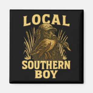 Local Southern Boy Duck Hunting Labrador Dog Rural Magnet