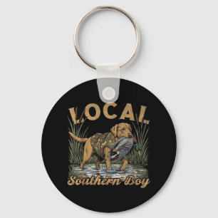 Local Southern Boy Duck Hunting Waterfowl Outdoor Key Ring