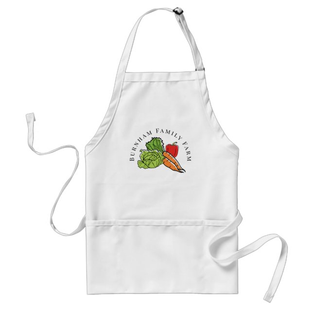 Local Vegetables | Farmers Market Standard Apron (Front)