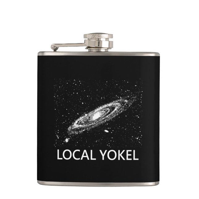 Local Yokel Hip Flask (Front)