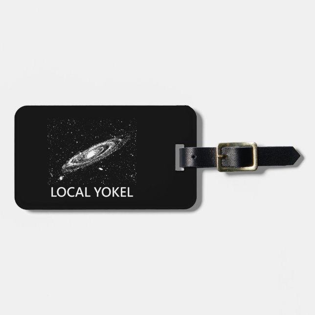 Local Yokel Luggage Tag (Front Horizontal)