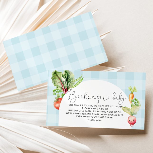 Locally grown baby farmers books for baby ticket enclosure card (Creator Uploaded)