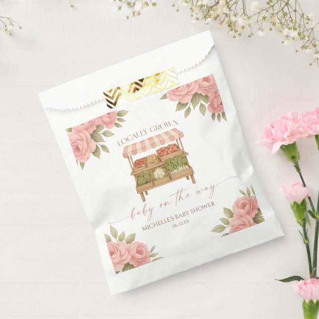 Locally Grown Baby Farmer's Market Baby Shower Favour Bag (Sealed)