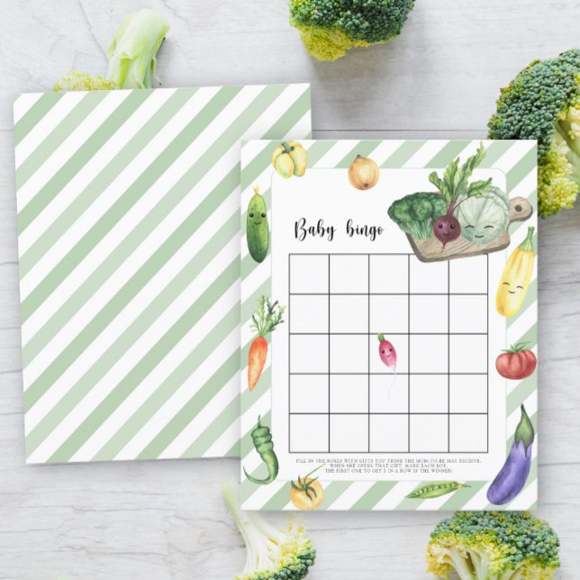 Locally grown Baby shower Bingo game (Creator Uploaded)