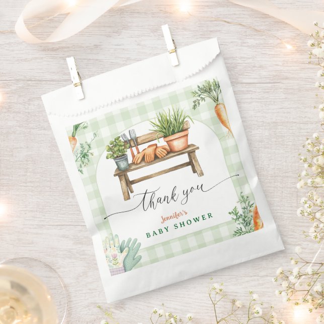 Locally Grown Baby Shower Favour Bag (Clipped)