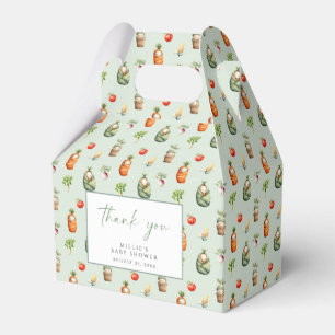 Locally Grown Baby Shower Favour Box Sage Green
