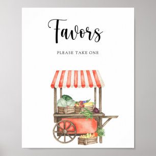 Locally Grown baby shower Favours Poster