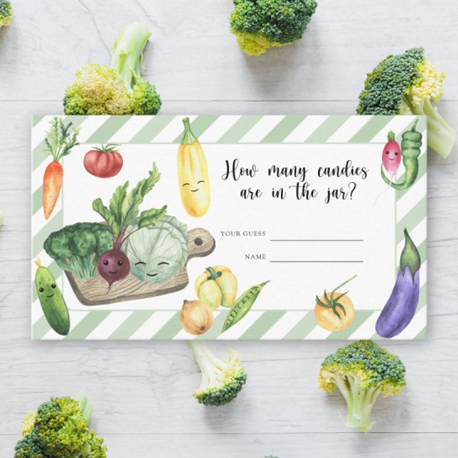 Locally grown baby shower - How many candies  Enclosure Card (Creator Uploaded)