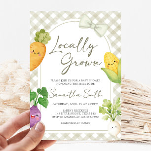 Locally Grown Baby Shower Invitation