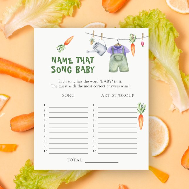 Locally grown baby shower - Name that Baby Song (Creator Uploaded)